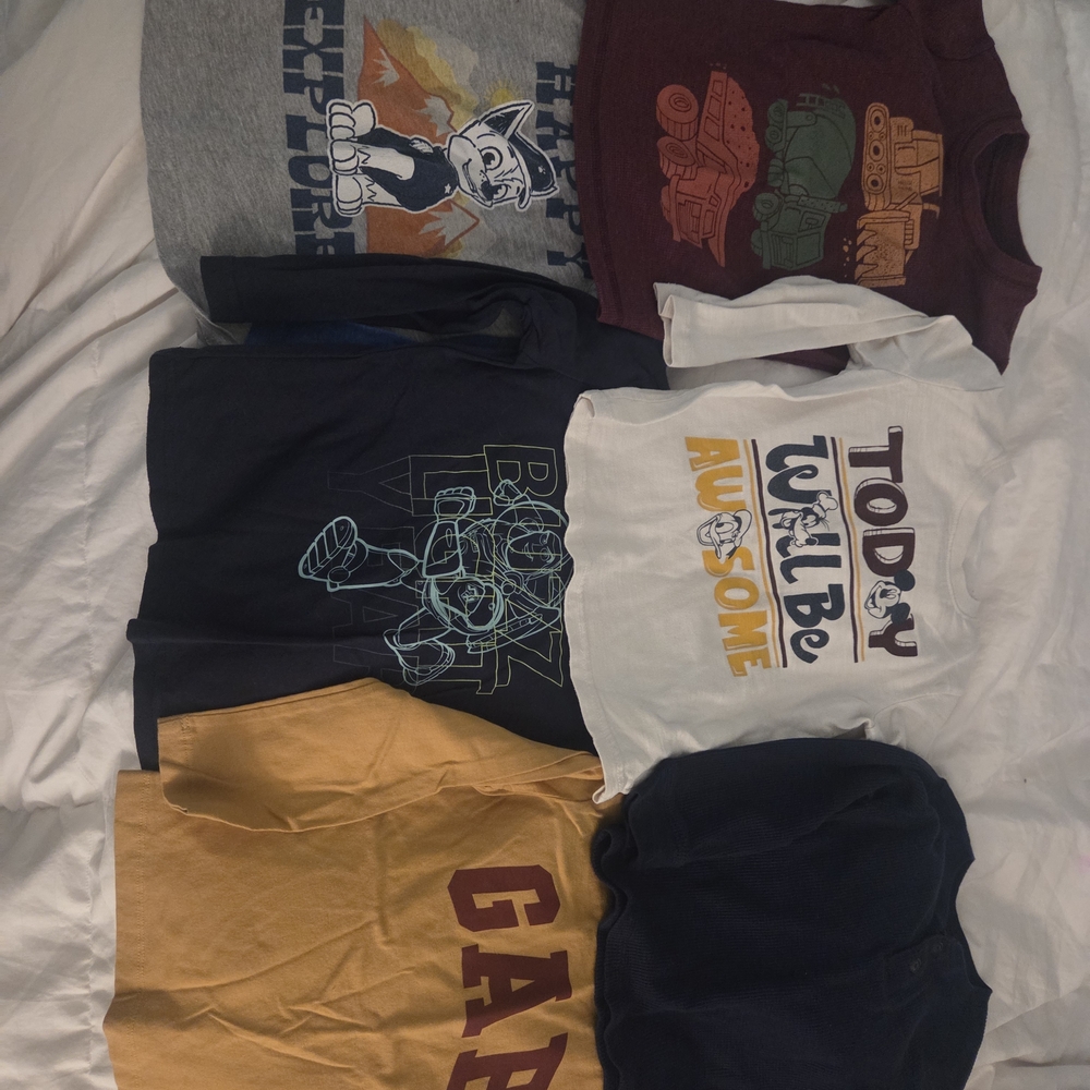 3T Long Sleeve Boys Shirts (6 Total)